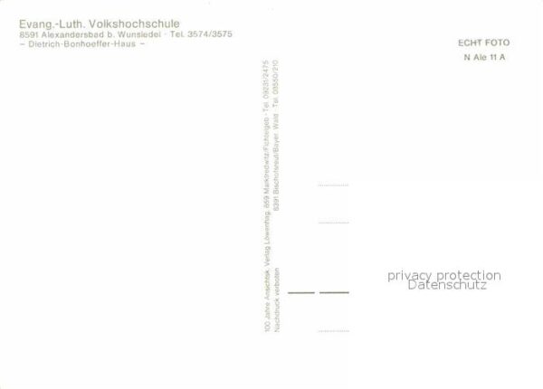 Alexandersbad Bad Evangelisch-Lutheranische Volkshochschu – Bild 2