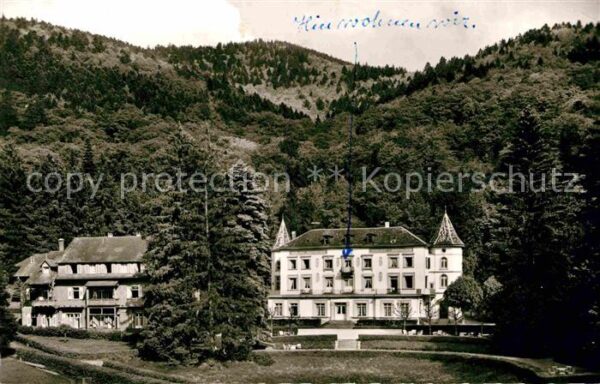 Badenweiler Sanatorium Schloss Hausbaden Kurort im