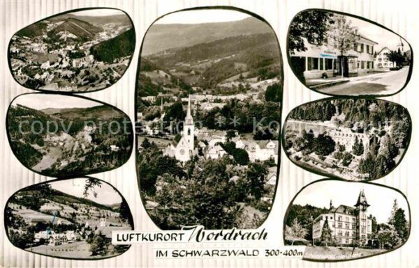 Nordrach Luftbild Kurhaus Sanatorium Schwarzwald