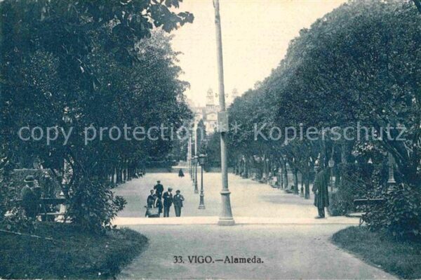 Vigo Galicia Espana Alameda