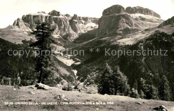 Gruppo Sella Val Lastie Cima Pordoi Sellagruppe Dolo