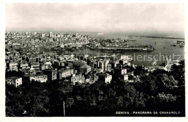 Genova Genua Liguria Panorama da Granarolo