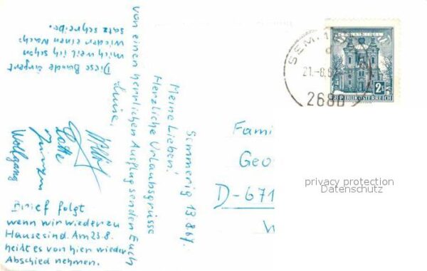 Semmering Niederoesterreich Sessellift Hirschenkogel Grand Hotel Pa – Bild 2