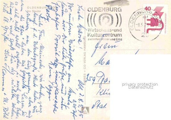 Oldenburg Niedersachsen Partie am Stautor Fontäne – Bild 2