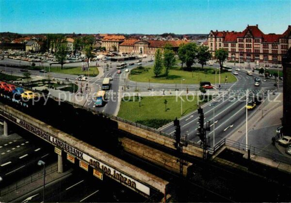 Oldenburg Niedersachsen Eisenbahnbrücke am Pferdemarkt
