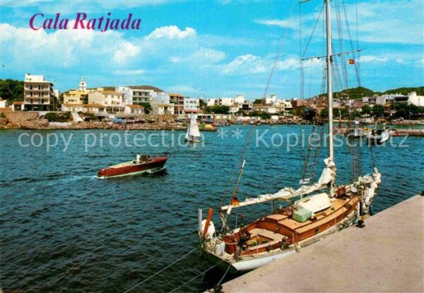 Cala Ratjada Mallorca Hafen Segelboot