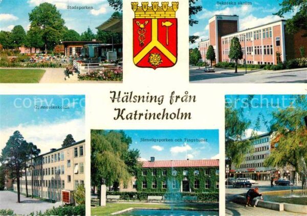 Katrineholm Stadsparken Tekniska skolan Gymnasiesko