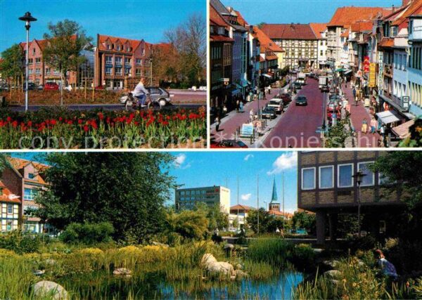 Uelzen Lueneburger Heide Innenstadt Moderne Architektur im Hanse