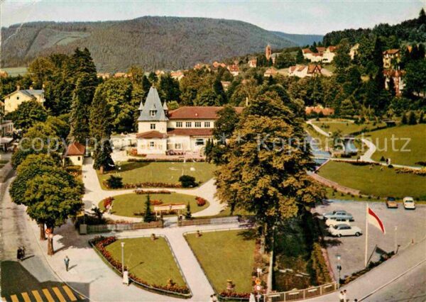 Herrenalb Bad Herrenalb Blick auf den Kurgarten