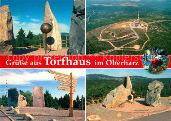 Torfhaus Harz Monumente für Nationalparks Kleine Hexe