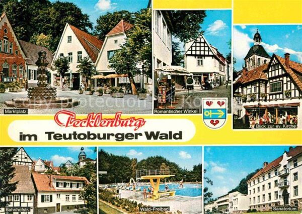Tecklenburg Marktplatz Romantischer Winkel ev. Kirc