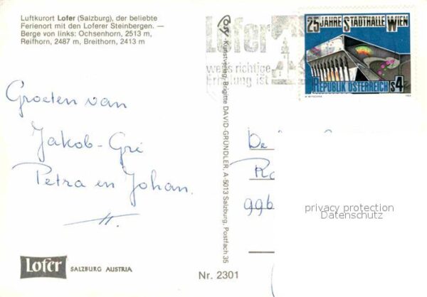 Lofer Ortsansicht mit Kirche Loferer Steinber – Bild 2