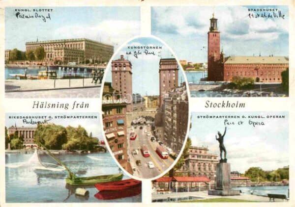 Stockholm Kungl Slottet Stadshuset Kungstornen Ri