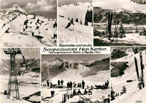 Reutte Tirol Skiparadies rund um das Bergrestaurant