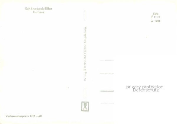 Schoenebeck Elbe Kurhaus Volksbad Salzelmen – Bild 2