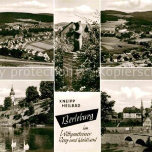 Bad Berleburg Teilansichten Kneipp Heilbad Panorama W