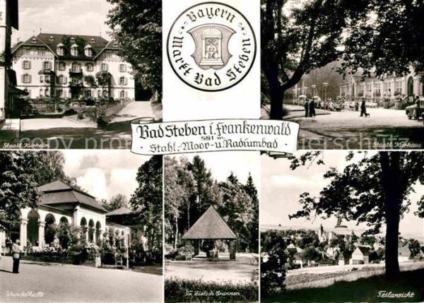 Bad Steben Kurheim Kurhaus Wandelhalle Zietsch Bru