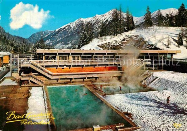 Bad Gastein Felsenbad Freibad Thermalhallenbad Wint