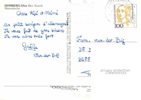 Homberg Efze Marienkirche Fachwerkhaus – Bild 2