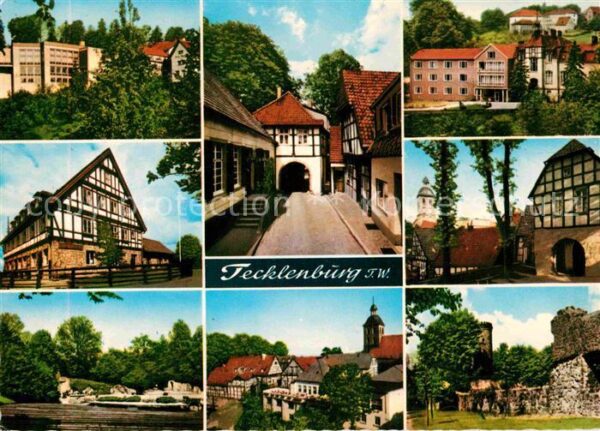 Tecklenburg Teilansichten Altstadt Kirche Torbogen