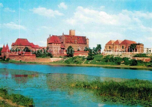 Malbork Zespol zamku pokrzyzackiego od strony N