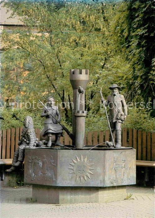 Furtwangen Narrenbrunnen Statuen