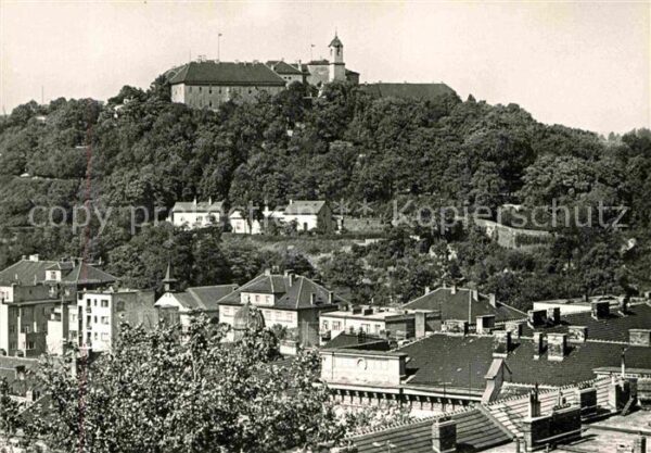 Brno Bruenn Mesto s hradem Stadtbild mit Burg