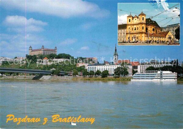 Bratislava Pressburg Pozsony Kostol Najsvätejsej Trojice Blick über
