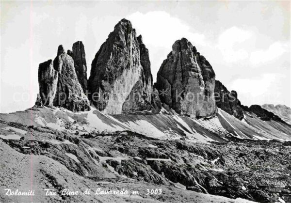 Tre Cime Di Lavaredo Drei Zinnen Gebirgsstock Sextener Dolom