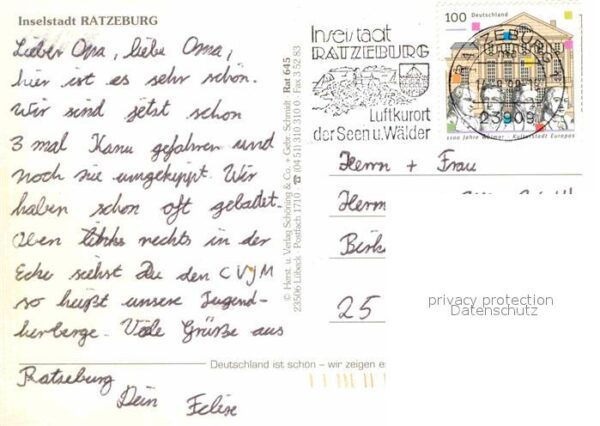 Ratzeburg Teilansichten Inselstadt Naturpark Laue – Bild 2
