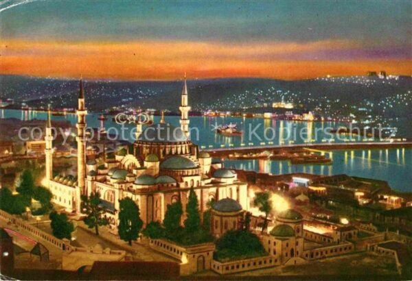Istanbul Constantinopel Süleymaniye Moschee Goldenes Horn Atatü
