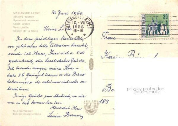Marianske Lazne Krizovy pramen Kreuzquelle – Bild 2