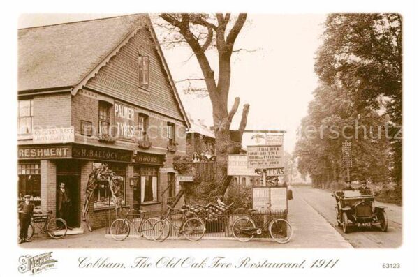 Cobham The Old Oak Tree Restaurant 1911 Repro