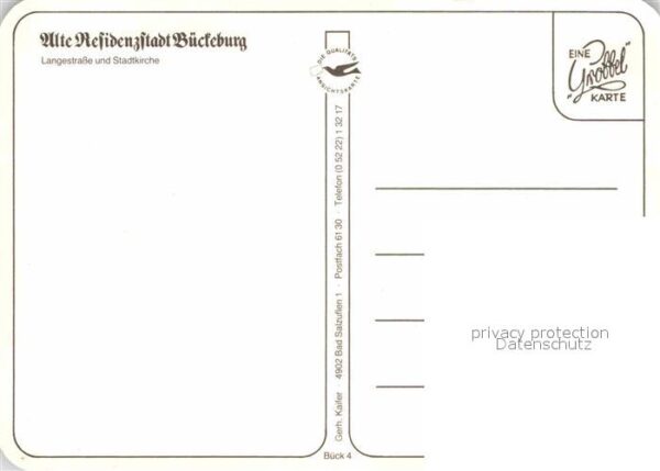 Bueckeburg Langestrasse und Stadtkirche – Bild 2
