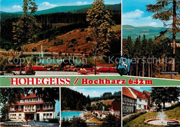 Hohegeiss Harz Kurpark Horizontalweg Kurverwaltung Wal