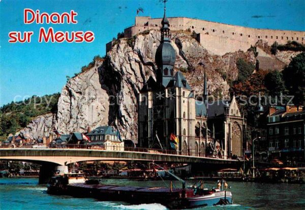 Dinant Wallonie Kirche Collegiale Notre Dame Maas Brück