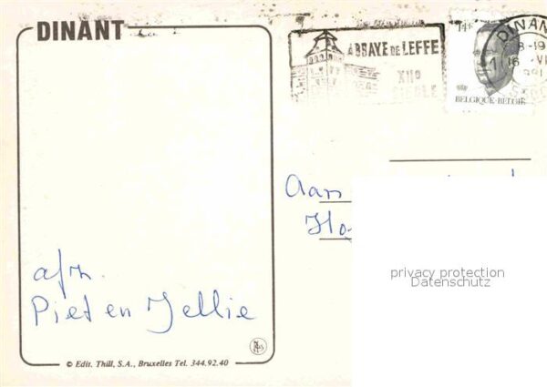 Dinant Wallonie Kirche Collegiale Notre Dame Maas Brück – Bild 2