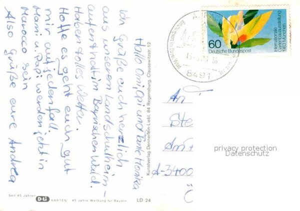 Lam Oberpfalz Hauptstrasse Blick zur Kirche Freibad L – Bild 2