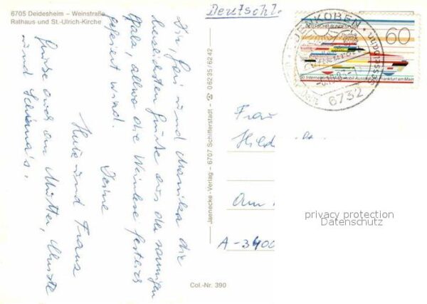 Deidesheim Rathaus St Ulrich Kirche – Bild 2