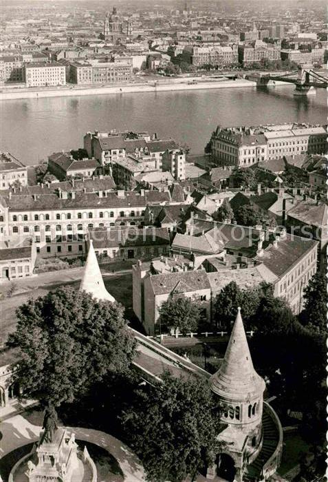 Budapest Blick über die Stadt mit Fischerbastei
