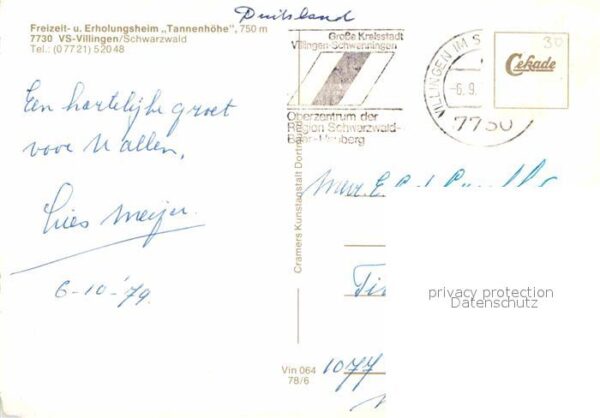 Villingen-Schwenningen Freizeit und Erholungsheim Tannenhöhe – Bild 2