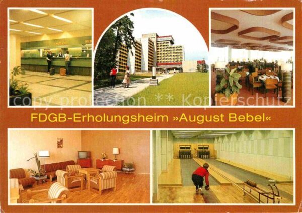 Friedrichroda FDGB Erholungsheim August Bebel Innenan