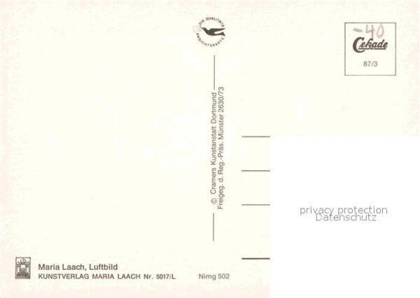 Maria Laach Glees Kloster Fliegeraufnahme – Bild 2