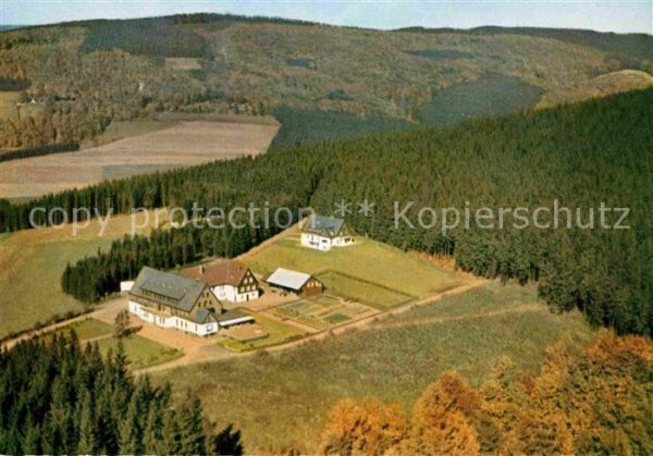Schmallenberg Berghotel Hoher Knochen Fliegeraufnahme