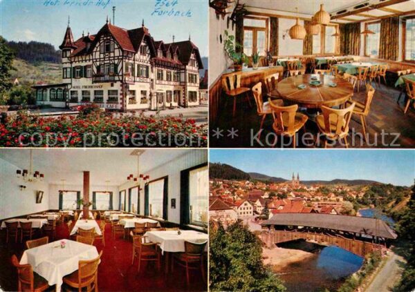 Forbach Baden Hotel Friedrichshof Restaurant Holzbrüc