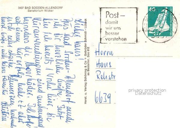 Bad Sooden-Allendorf Sanatorium Wicker – Bild 2