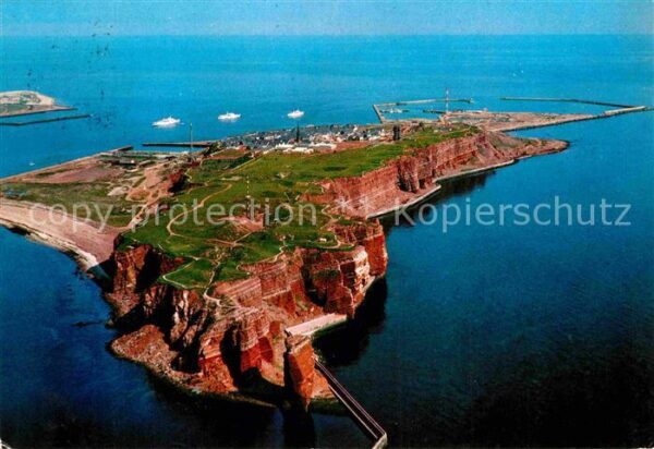 Helgoland Nordseeinsel Fliegeraufnahme