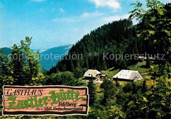 Feldberg Schwarzwald Gasthaus Zastler Hütte Landschaftspanor
