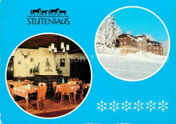 Schmiedefeld Rennsteig Erholungsheim Stutenhaus Einrichtung Ca