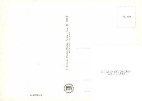 Schotten Hessen Vogelsberg und Umgebung Landkarte – Bild 2